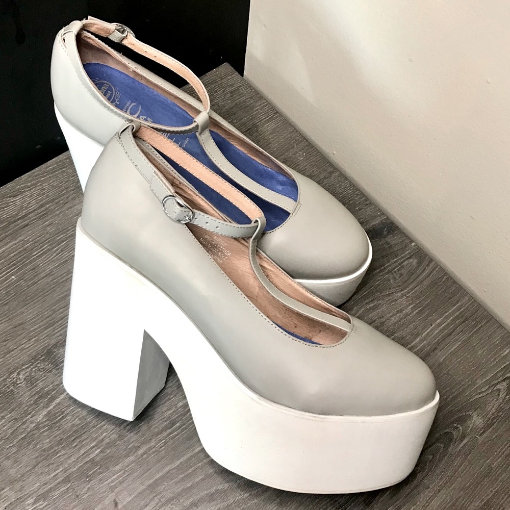 Jeffrey Campbell Shoop TStrap Mary Janes Platforms - Picture 3 of 6